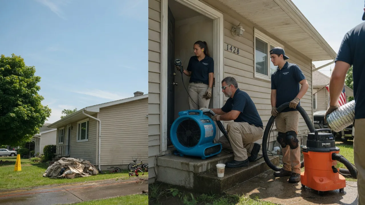 Water Damage Restoration in Wellington, IL near me
